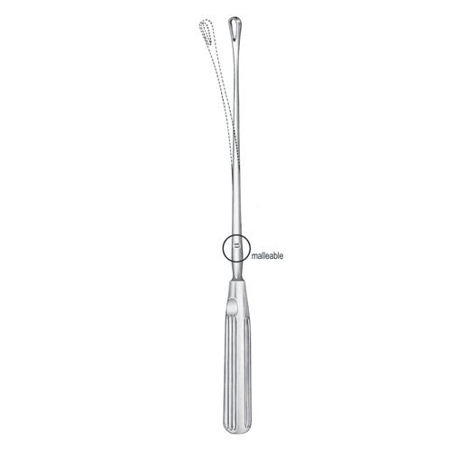 Sims Curettes, Sharp, 08 mm (Malleable)