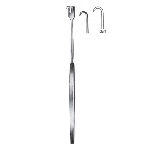 Retractor, Blunt, 1 Hook, 16cm