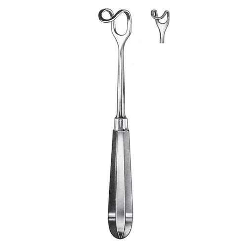 Middeldorpf Retractor, 14x17mm, 21.5cm