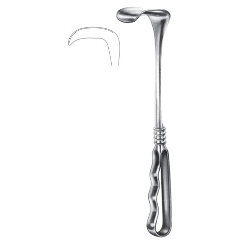 Richardson Retractor, 28x20mm, 24cm