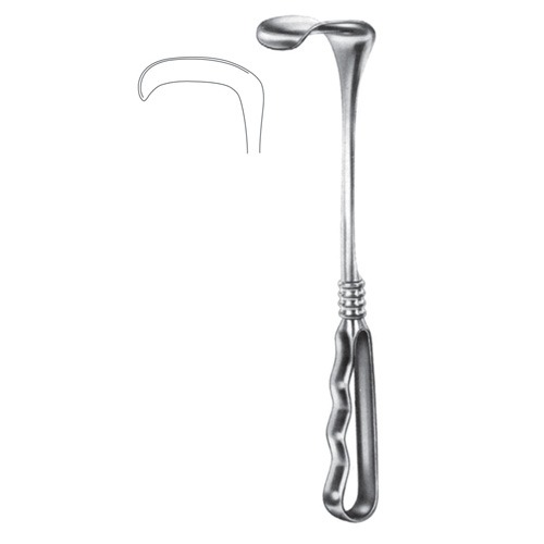 Richardson Retractor, 36x28mm, 24cm