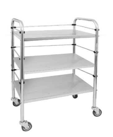Instrument Trolley 70 x 50 x 80 cm, 3 Shelve