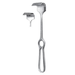 [RI-246-23] Koerte Retractor, 40x30mm, Sharp, 23.5cm