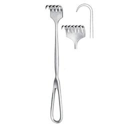 [RI-238-06] Retractor, 6 Prongs, Sharp, 22cm