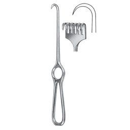 [RI-232-06] Kocher Retractor, 6 Prongs, Sharp, 22cm