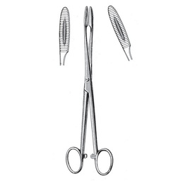 [RH-112-18] Gross Maier Cotton Swab Forceps, Screw Joint, Str, 18cm