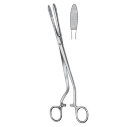 [RH-124-25] Cheron Cotton Swab Forceps, Screw Joint, 25cm