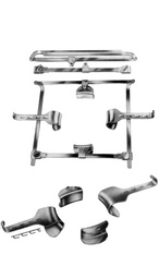 [RJ-384-00] Franz Abdominal Retractor, Set Folding Complete