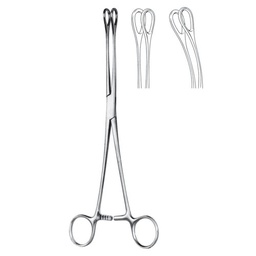 [RH-158-18] Foerster Cotton Swab Forceps, Str, 18cm