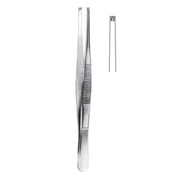 [RF-162-10] Tissue Forceps, Regular, 2x3 Teeth, 10cm