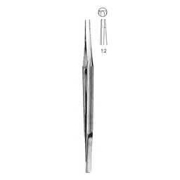 [RF-294-18] Gomel Micro Tissue Forceps, 1x2 Teeth, 18cm