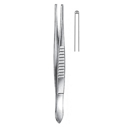 [RF-168-14] USA Model Tissue Forceps, 1x2 Teeth, 14cm