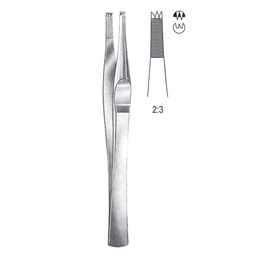 [RF-202-12] Lane Tissue Forceps, 2x3 Teeth, 12.5cm