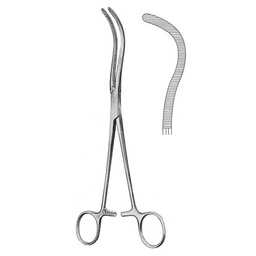 [RG-450-23] Guyon Kidney Pedicle Clamp Forceps, 23cm