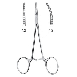 [RG-148-12] Micro Mosquito Artery Forceps, 1x2 Teeth, Str, 12cm