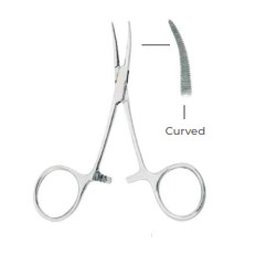 [RDD-307-10] Hartmann Haemostatic Forceps Curved Fig. 2 (10cm)