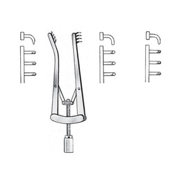 [RJ-110-07] Alm Self Retaining Retractor, Blunt, 7cm