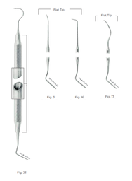 [RDJ-165-17/B] Goldman-Fox Flat tip  Combination Explorers - Probes, SC Light Fig. 17