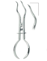 [RDJ-208-18] Brewer clamp forcep Rubber Dam Instruments 17.5cm