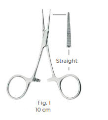 [RDD-320-10] Micro-Mosquito Haemostatic Forceps Straight Fig. 1( 10cm)