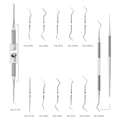 [RDJ-305-74] Columbia Curettes and Scalers, Fig 413/414