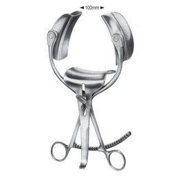 [RJ-316-00] Collin Abdominal Retractor, Lateral Blades, 38x80mm, Central Blades, 50x76mm