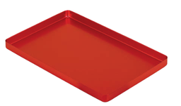 [RDJ-387-00/ALRD] Standard Aluminium Color-coded Base, Red