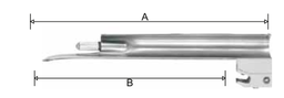 [DC-40-01-464] Conventional Guedel Negus Blade Gn 4, 205 x 182mm (2.5V LED)