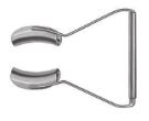 [RAI-170-15] Barraquer-Oosterhuis Eye Speculum Adjustable, Solid Blades