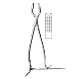 [RO-536-45] Lane Bone Holding Forceps, 45cm