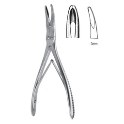 [RO-654-15] Geiger Bone Rongeur Forceps, 15cm, 3mm