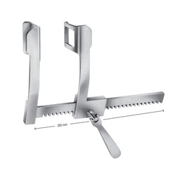 [RS-232-01] Finochietto Rib Spreaders, Alu, (A=44mm, B=65mm, C=210mm)