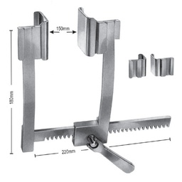 [RS-322-02] De Bakey Rib Spreaders, 40x40mm