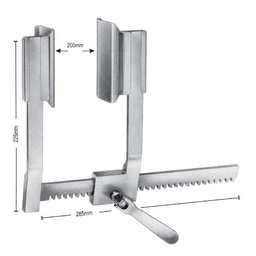 [RS-324-00] De Bakey Rib Spreaders, With 3 Pair Of Blades