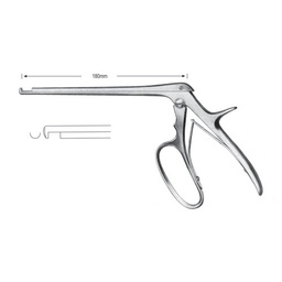 [RW-228-02] Ferris Smith Kerrison Rongeur Forceps, 3x5mm, Downward