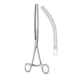 [RAA-160-21] Mayo-Robson Intestinal Clamp Forceps, Cvd, 21cm