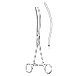 [RAA-184-25] Kocher Intestinal Clamp Forceps, Curved, 25cm