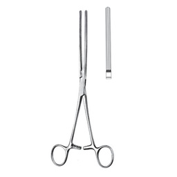 [RAA-190-22] Kocher-Atrauma Intestinal And Stomach Clamps, Straight, 22cm