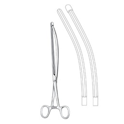 [RAA-214-25] Nussbaum Atrauma Sigmoid Anastomosis Forceps, Curved, 25cm