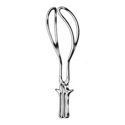 [RAF-124-33] Kedar Nath Das Obstetrical Forceps, 33cm