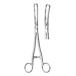 [RAE-428-11] Museux Tenaculum Forceps, 26cm (Curved Sideway) 11 mm