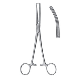 [RAE-454-20] Gwilliam Hysterectomy Forceps Curved, 20cm