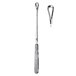 [RAE-548-01] Sims Uterine Curettes, Blunt, 25cm