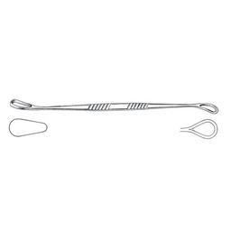 [RAE-560-25] Sims Uterine Curettes, Sharp/Blunt, 25cm