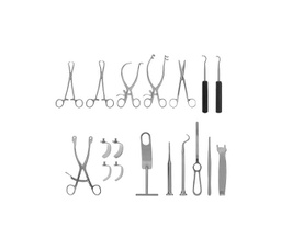 [RAS-116-16] Rectal Instrument Set  Contains 36 PCS