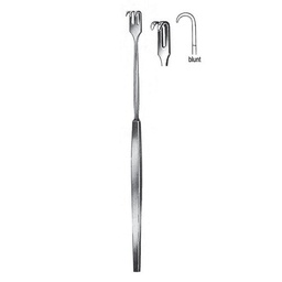 [RI-138-02] Retractor, Blunt, 2 Prongs, 16cm